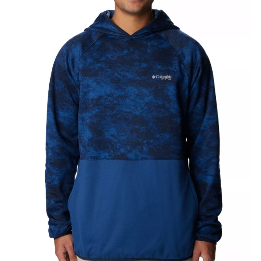 NWT New Columbia Men's PFG Super Terminal Fleece Hoodie Small S Base Layer Hunt